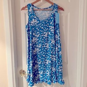Draper James Blue Floral Dress